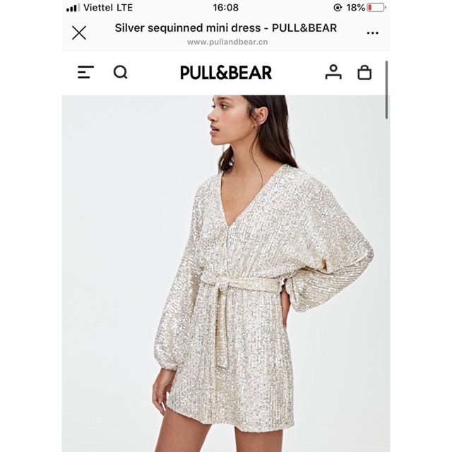 Thanh lý đầm tiệc Pull&bear like new