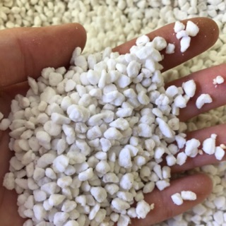 Đá perlite - đá trân châu trang trí, trồng cây gói (100gr-500gr)