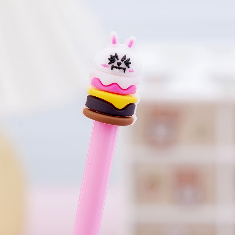 Bút Gel Dễ Thương Hình Hoạt Hình 3D Burber Ngòi 0.5 mm Dùng Cho Học Tập Và Văn Phòng