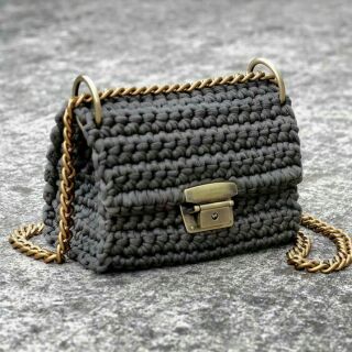 Túi xách len sợi handmade