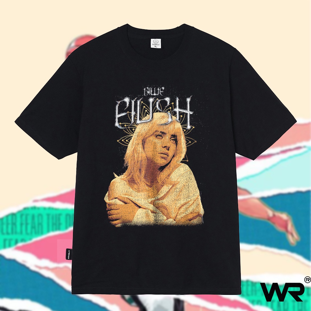 Áo thun unisex Wright ngôi sao âm nhạc Billie Elish phong cách vintage