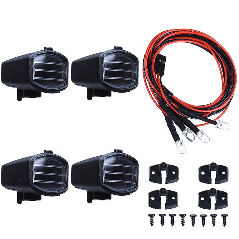 Đèn Led 4 Bóng Cho Xe Điều Khiển Từ Xa Axial Scx10