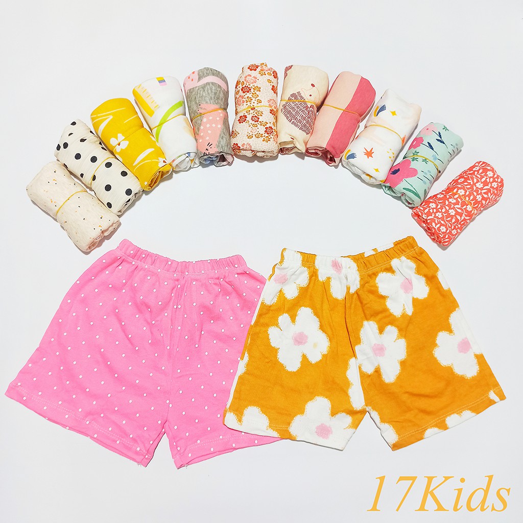 [ Không Đẹp Hoàn Tiền ] Quần Đùi Cotton Chất Đẹp Cho Bé Trai Bé Gái Từ 7 - 18Kg KIDS21029