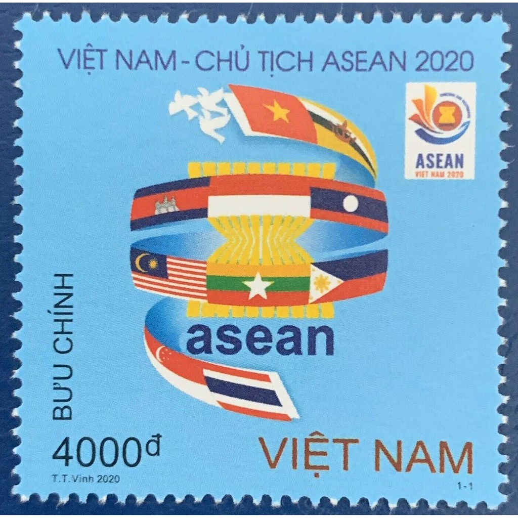 Tem sưu tập MS 1126 Tem Việt Nam chào mừng năm Asean 2020