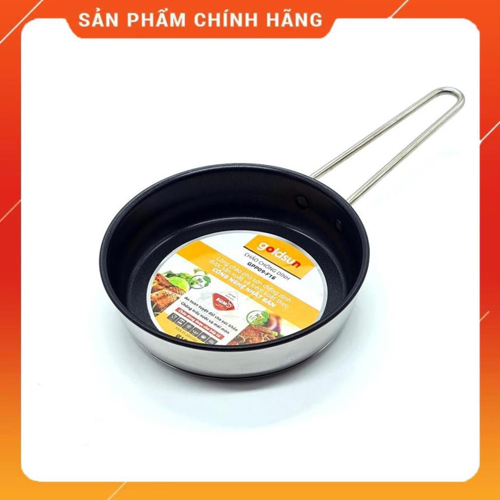 Chảo chống dính Goldsun 16cm bằng inox không gỉ