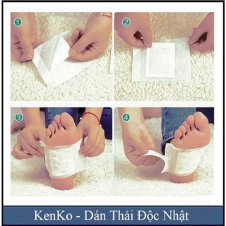 (Tách Lẻ Miếng) Miếng Dán Thải Độc Chân KENKO Nhật Bản