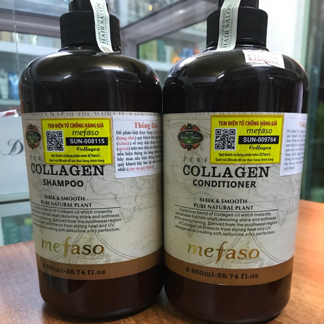 Dầu cặp mefaso collagen 850ml+2