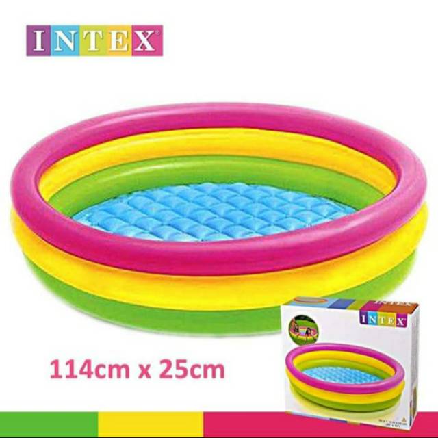 Intex Bể Bơi Cỡ Lớn 1.14m X 25cm Chất Lượng Cao