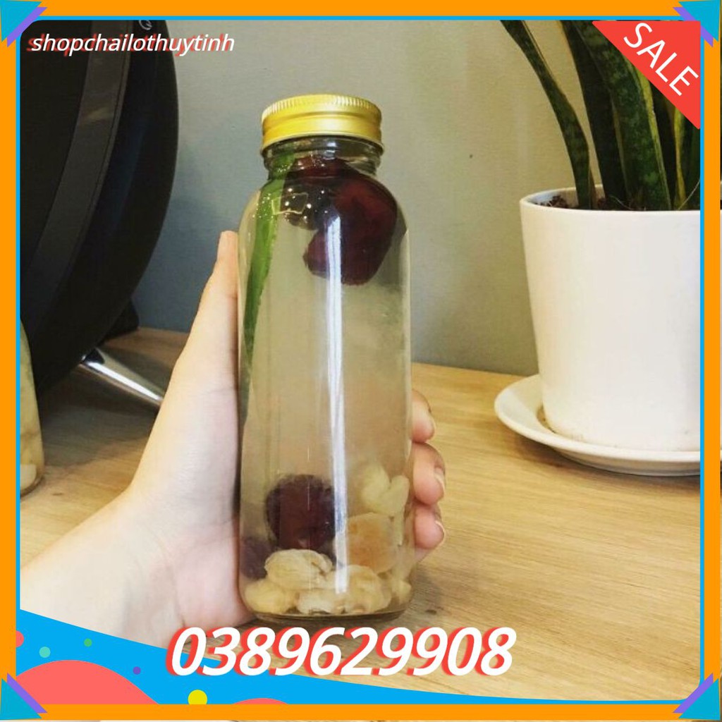 combo 10 chai thủy tinh 300ml