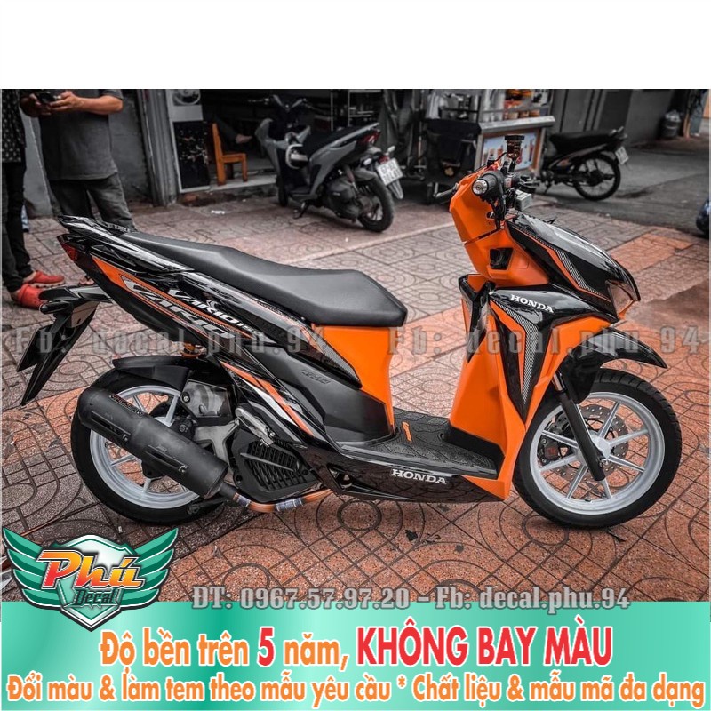 Tem rời vario cam đen cao cấp mẫu mới -1