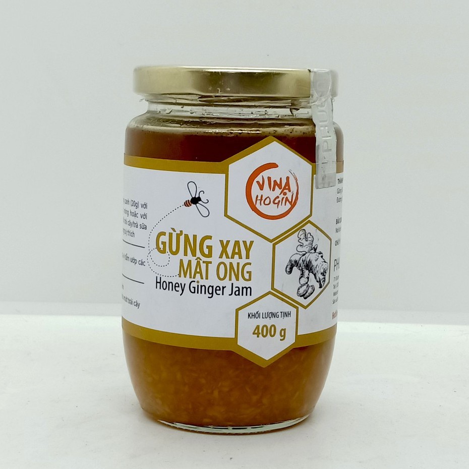  Gừng Xay Mật Ong Phúc An ( 400g ) nguyên chất, tính ấm cơ thể, giải cảm, hạ sốt