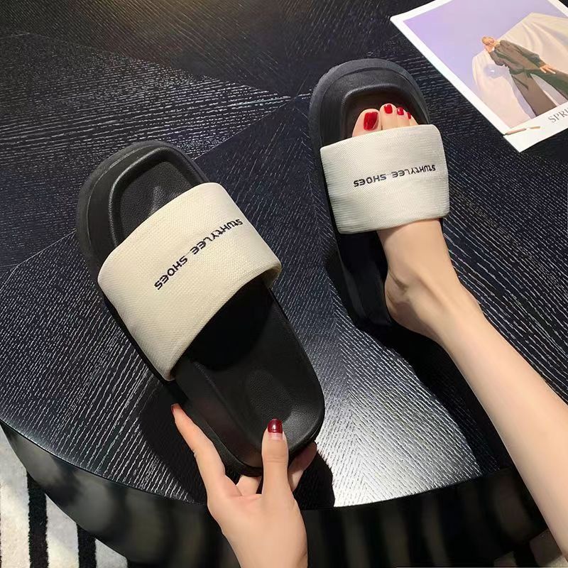 Dép Sandal Đế Dày Tăng Chiều Cao Mềm Mại Thoải Mái Chống Trượt Phong Cách Hàn Quốc Cho Nữ