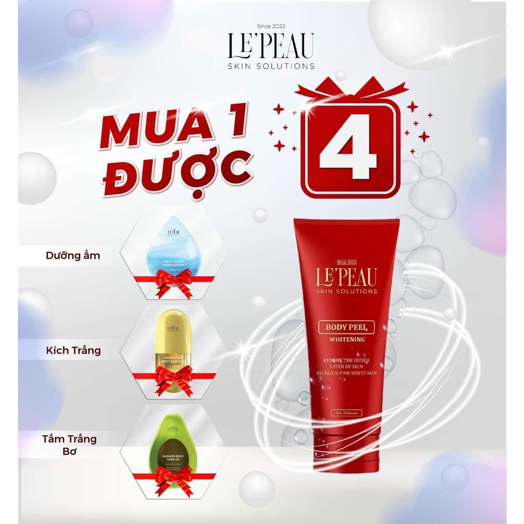 [CHE TÊN SẢN PHẨM] Peel Da Body Retinol Sáng Da, Mờ Thâm Le'Peau Chính Hãng