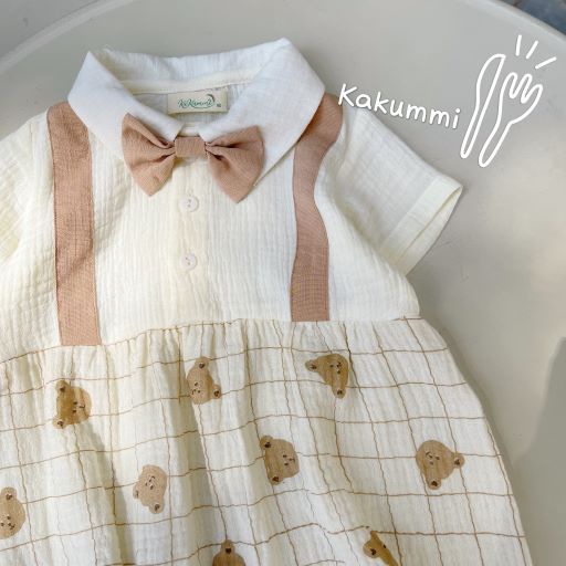 Body công tử kèm nơ cho bé (KM22-BD231)