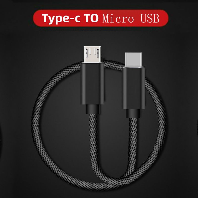 Type C USB-C to Micro USB Male Sync Charge OTG Charger Data Cable Cord Adapter