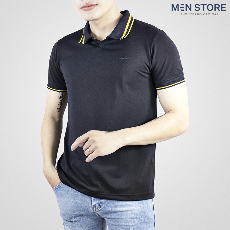 Áo Thun Nam Có Cổ Men Store Áo Polo Nam  Phong Cách Đơn Giản Thanh Lịch Áo Phông Cổ Bẻ Chất Gai Cá Sấu Mẫu Hot 2021