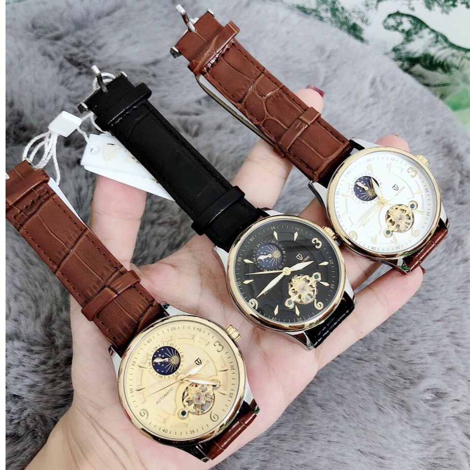 Đồng Hồ Nam TEVISE-T7 lộ máy Cơ Tự Động , Chính Hãng , Cao Cấp -GOZID WATCHES