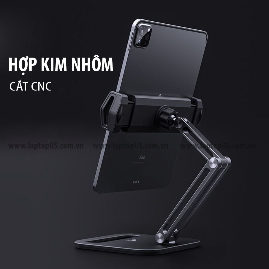 Giá Cố Định Ipad Xoay 360 Hợp Kim Nhôm Cao Cấp