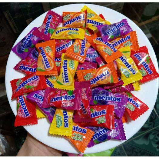 Gói 2Kg  Kẹo Mentos Hương Trái Cây Hỗn Hợp