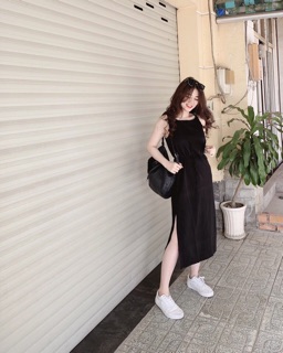 Đầm maxi dây