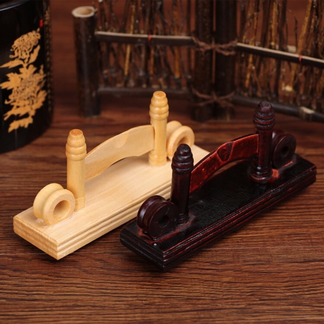 Giá gỗ kê quạt giá đựng quạt phụ kiện cổ trang trưng bày nhà cửa đẹp phong cách Trung Quốc