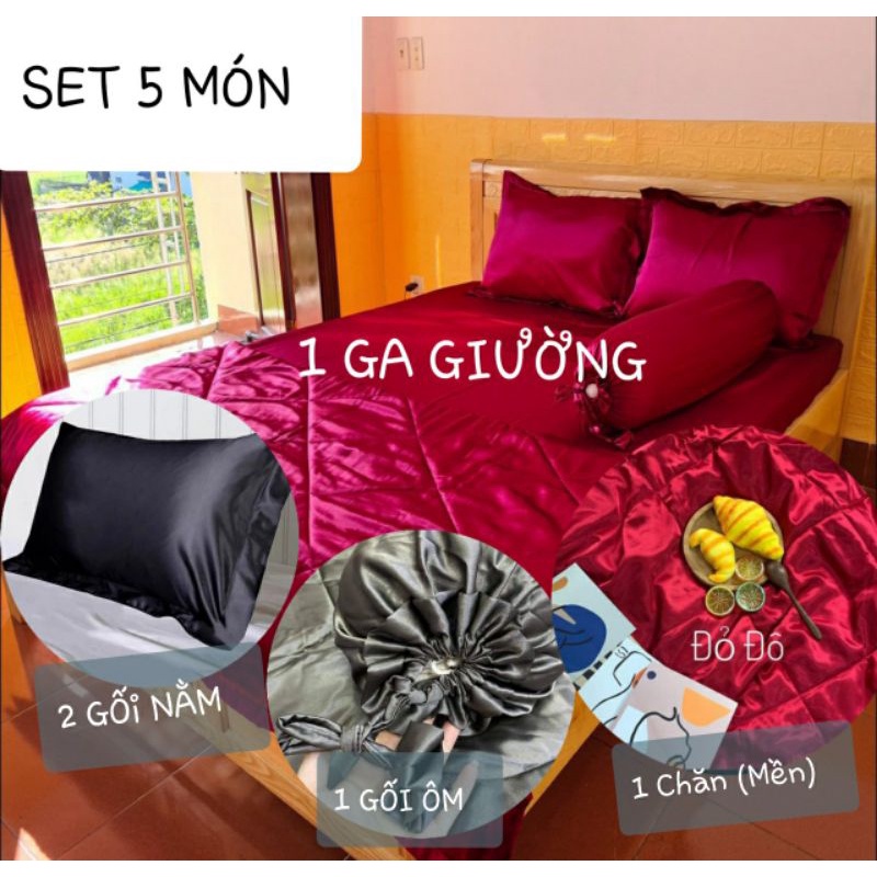 Bộ CHĂN GA GỐI phi lụa Thái Tuấn MÁT LẠNH - INB SIZE GIƯỜNG | BigBuy360 - bigbuy360.vn