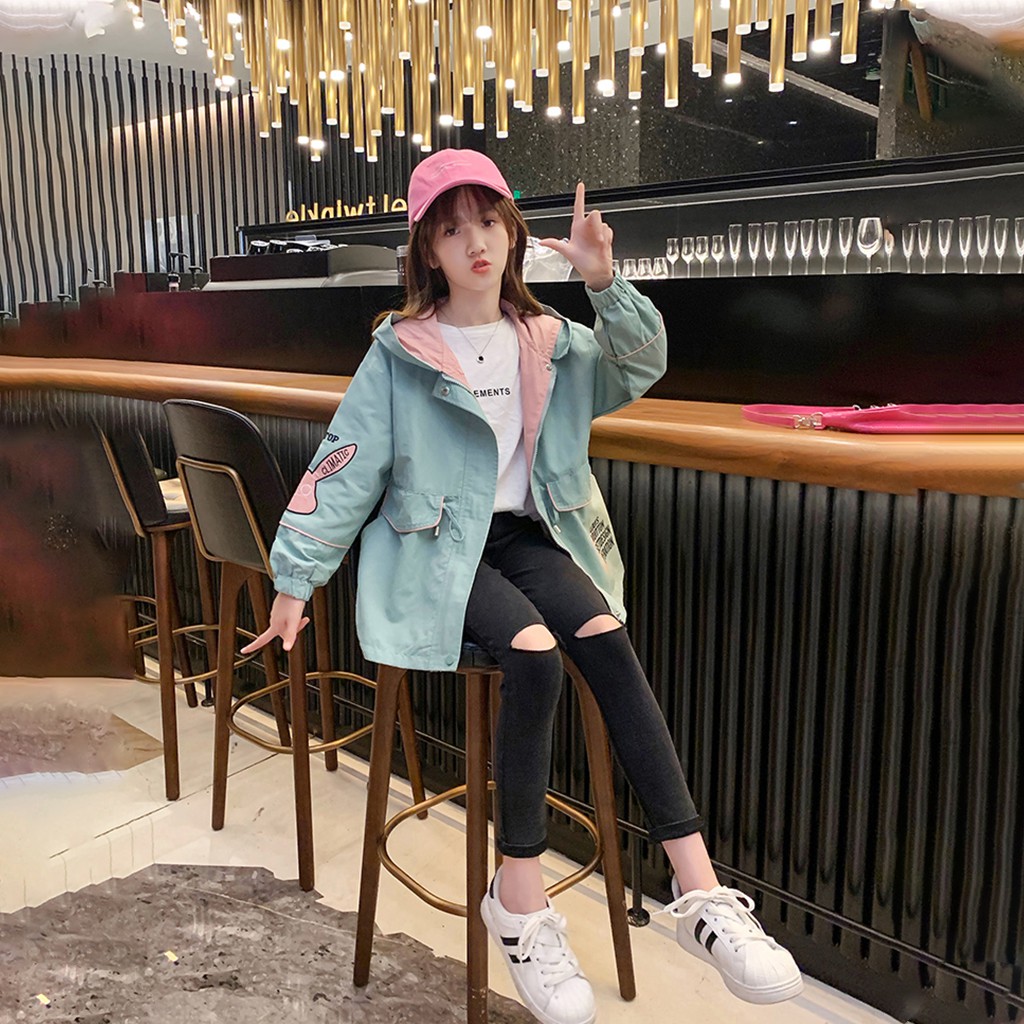 Áo khoác cho bé gái size đại thời trang trẻ em thu đông BEESHOP D23022