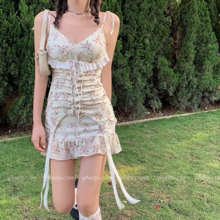 ĐẦM BODY 2 DÂY HOA NHÍ | ĐẦM NỮ ULZZANG - KOREA STYLE