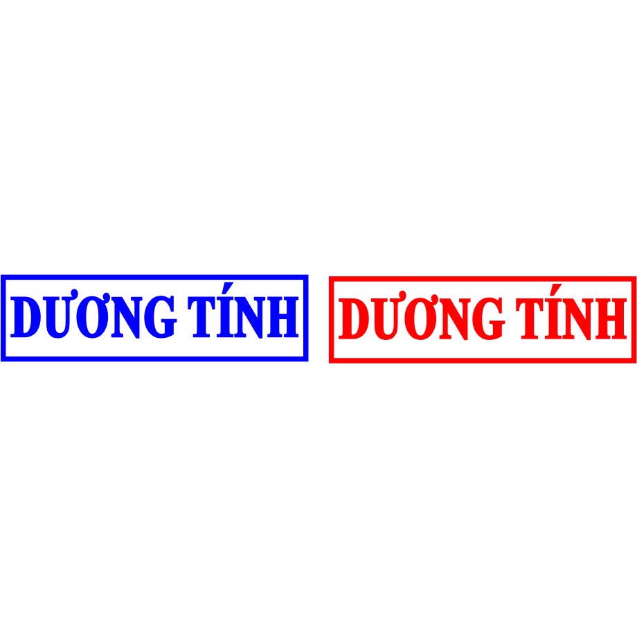 Con Dấu Âm Tính - Dương Tính - Chính Hãng- Khắc Dấu Theo Yêu Cầu