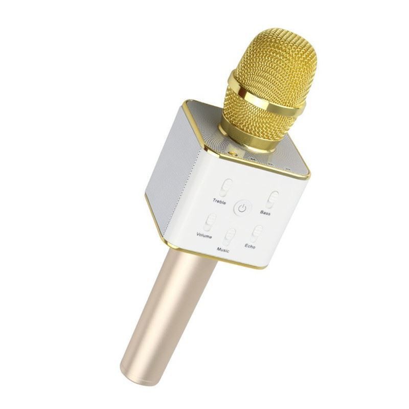 (XẢ KHO trong hôm nay) Micro Karaoke Bluetooth Q7 Âm Thanh Hay god