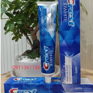 Kem đánh răng Crest 3D White 158g mỹ