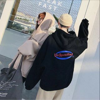 Áo hoodie nam nữ Unspecified Áo nỉ đôi thu đông mới
