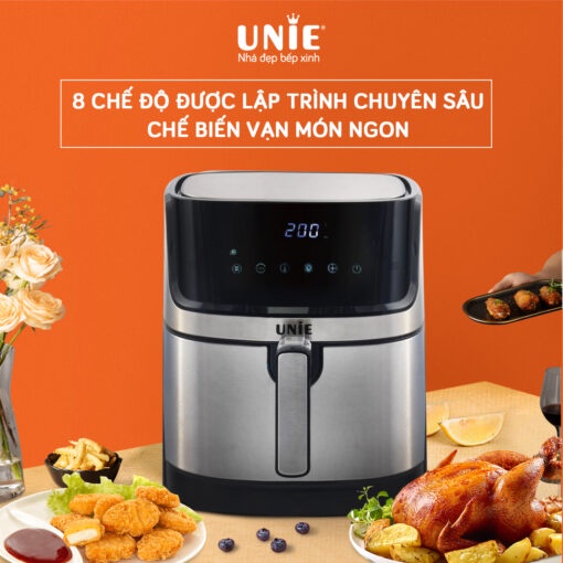 [Mã ELHADEV giảm 4% đơn 300K] Nồi chiên không dầu UNIE UE-600 dung tích 6.5 Lít công suất 1500W