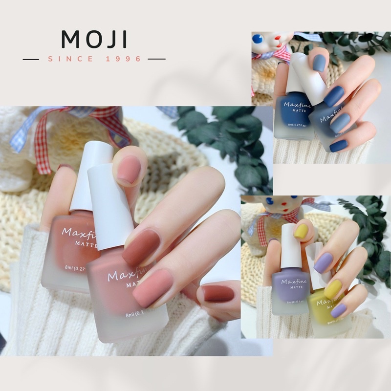 Sơn móng tay MATTE NHÁM LÌ nhanh khô Maxfine nội địa