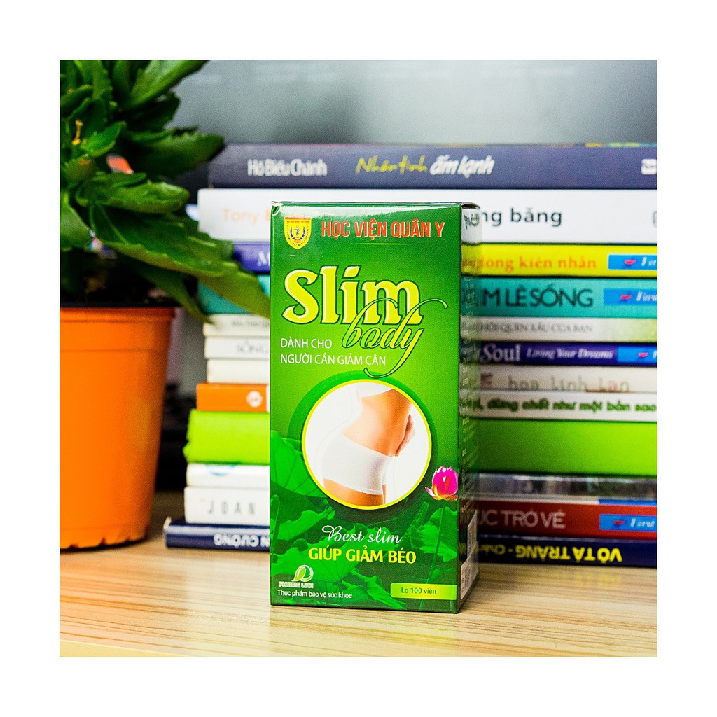 ✅ [CHÍNH HÃNG] Slim Body Học Viện Quân Y – Giúp giảm cân hiệu quả, giảm mỡ máu, cholesterol, giảm hấp thu chất béo