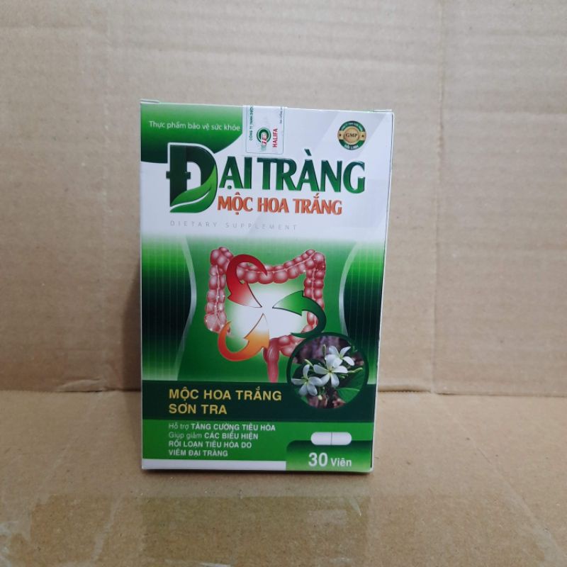 Viên uống ĐẠI TRÀNG MỘC HOA TRẮNG - người bị viêm đại tràng, đại tràng co thắt