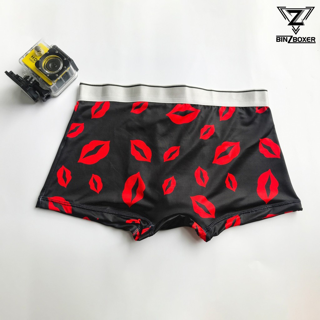 Quần sịp đùi nam hình chiếc môi vải thun co giãn 4 chiều