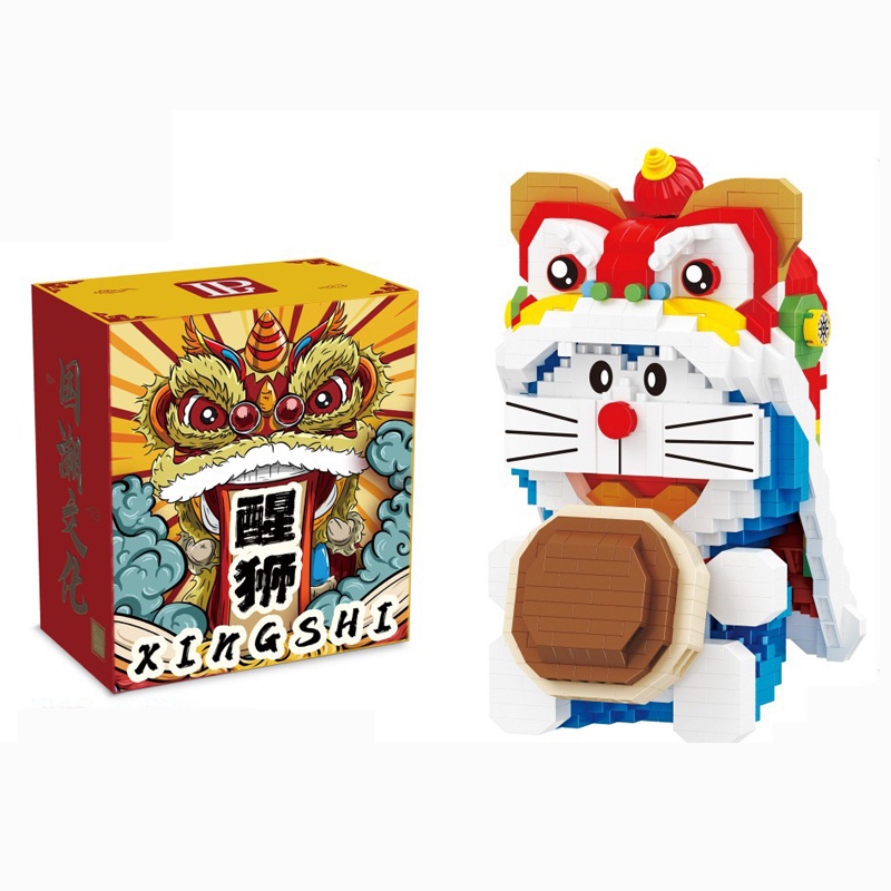 Bộ Đồ Chơi Lắp Ráp Hình Doraemon Dễ Thương