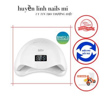 Máy Hơ gel 48w Sun 5 tem xanh màu trắng