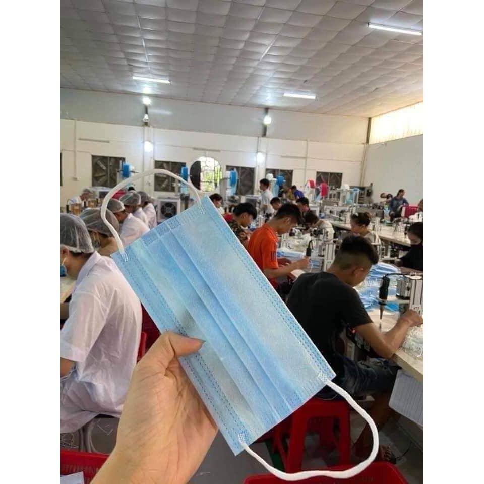 Khẩu trang y tế 4 lớp kháng khuẩn cao cấp màu trắng đen xanh ghi | BigBuy360 - bigbuy360.vn