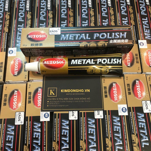 Kem đánh bóng dây đồng hồ kim loại Autosol Metal Polish 75ml