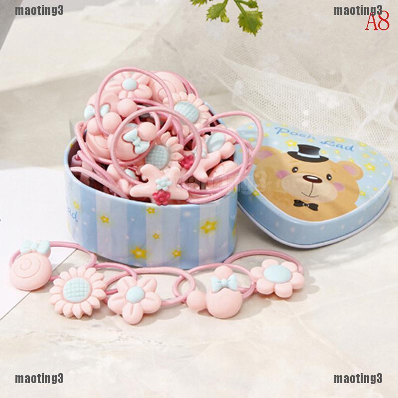 ❤Bộ 20 Dây Cột Tóc Dễ Thương Cho Nữ