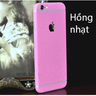 Skin dán nhũ hồng nhạt iPhone 6/6S