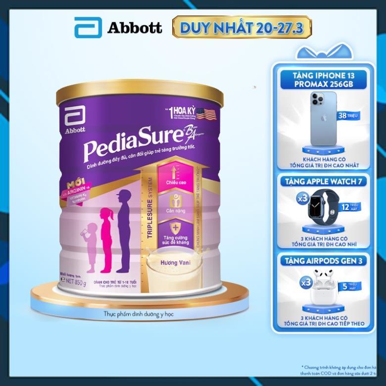 Sữa bột PediaSure 850g