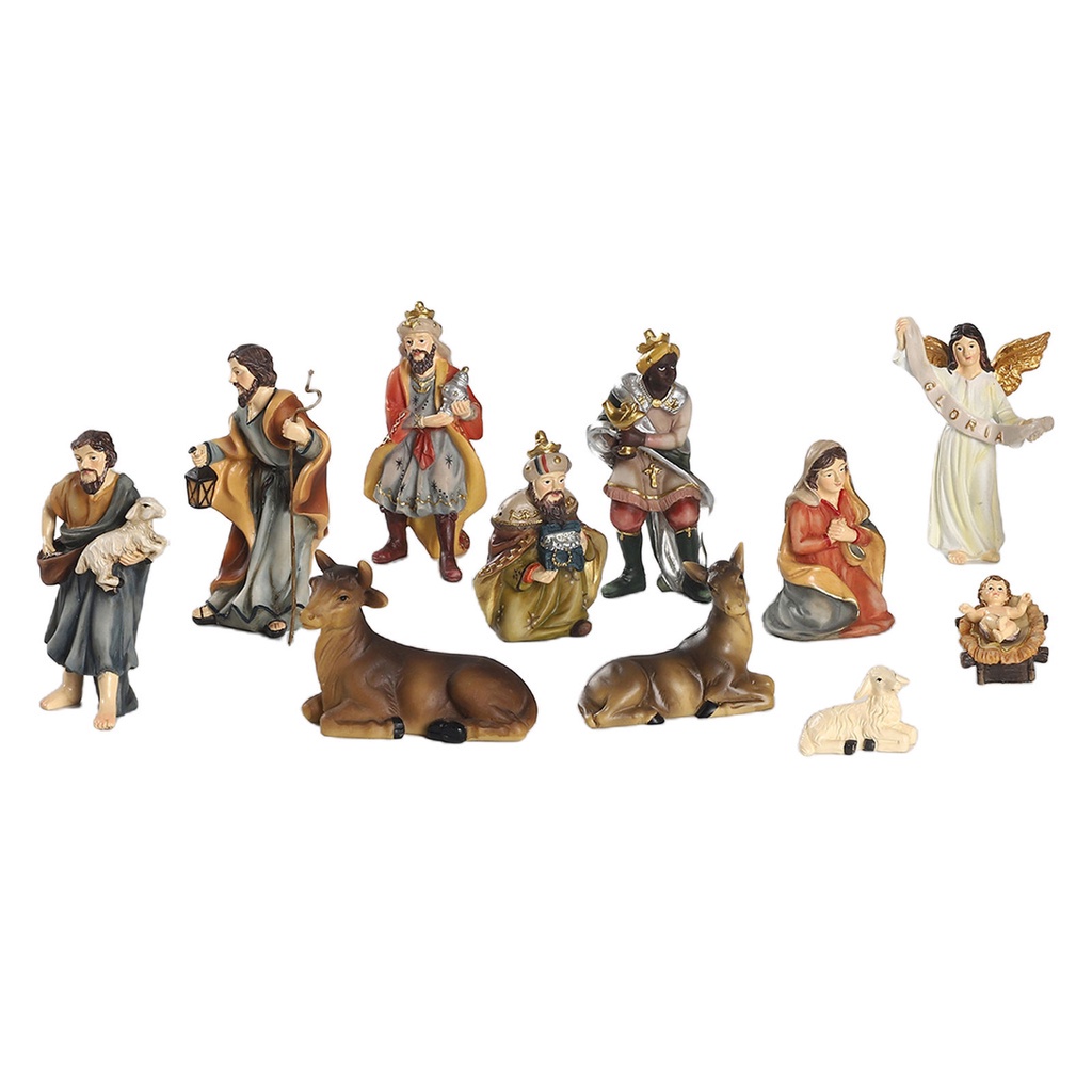 Set 11 mô hình tượng chúa Jesus 4&quot; xinh xắn dùng để trang trí