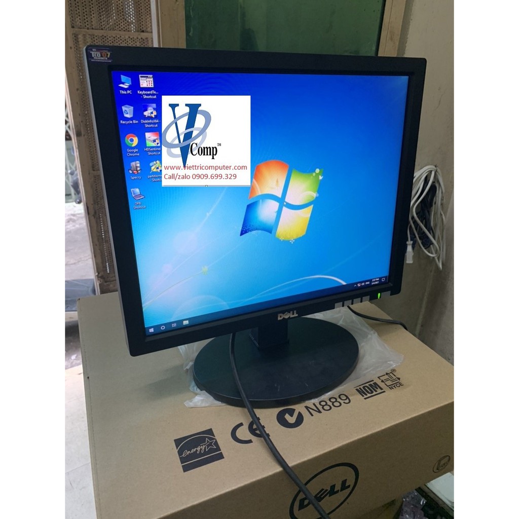 Màn hình LCD 17″ Dell LED vuông ,hàng nhập từ Nhật, Renew full thùng xốp. Tặng cáp vga và dây nguồn. BH 3 tháng | BigBuy360 - bigbuy360.vn