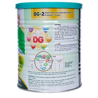Sữa dê công thức DG-2 400g