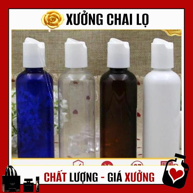 Chai Chiết Mĩ Phẩm ❤ TOP GIÁ RẺ ❤ Chai nhựa pet nắp nhấn 100ml,50ml,30ml,20ml chiết mỹ phẩm , , phụ kiện du lịch