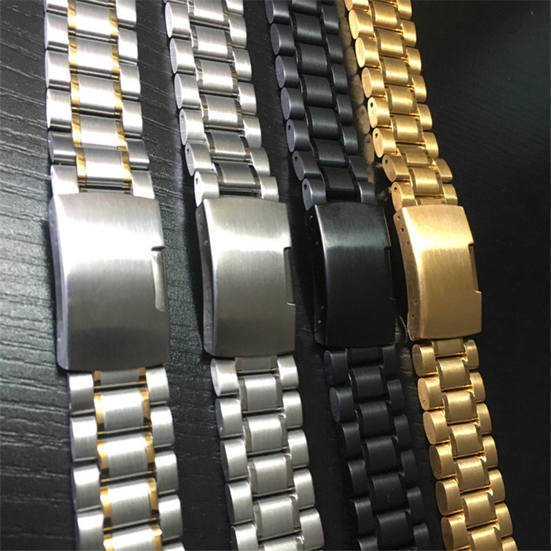 Dây Đeo Đồng Hồ Bằng Thép Không Gỉ 14mm 16mm 18mm 19mm 20mm 21mm 22mm 24mm 26mm