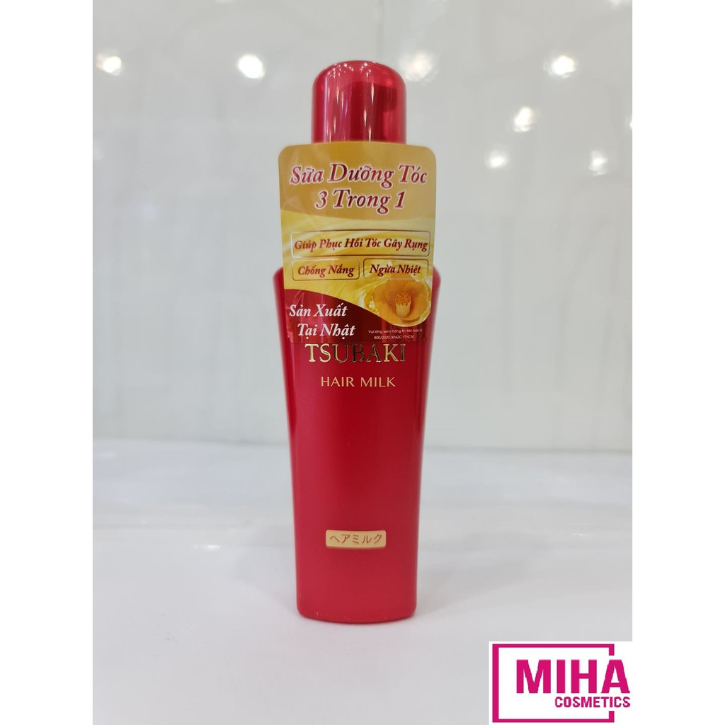 Sữa Dưỡng Tóc TSUBAKI Hair Milk Chống Nắng Phục Hồi Hư Tổn 100ml